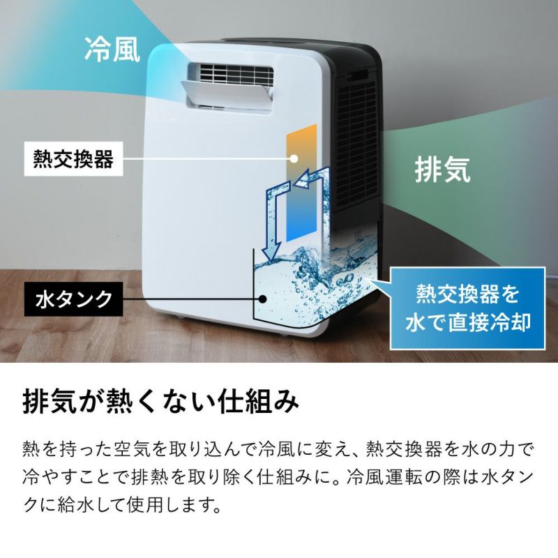 DL-T2502 ハイブリッド式排熱レススポットエアクーラー